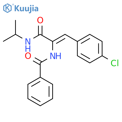 (2E)-3-(4-chlorophenyl)-2-(phenylformamido)-N-(propan-2-yl)prop-2-enamide structure