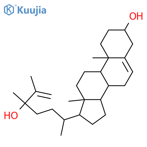 Ergosta-5,25-diene-3,24-diol; (3β,24R)-form structure