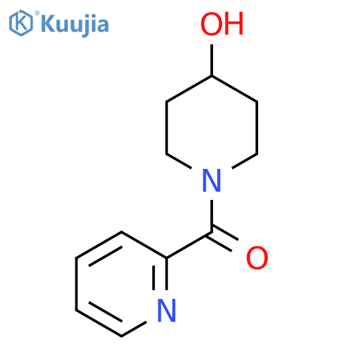 (4-Hydroxypiperidin-1-yl)(pyridin-2-yl)methanone structure