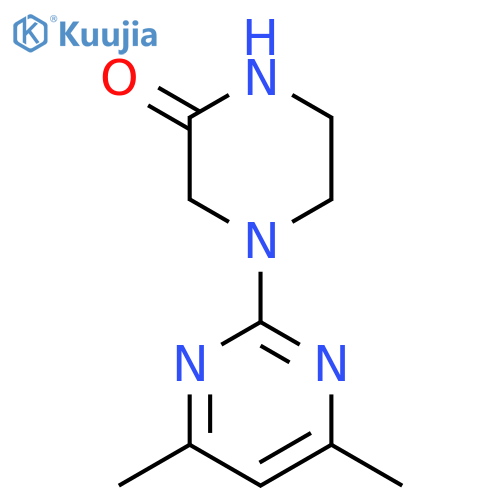4-(4,6-Dimethylpyrimidin-2-yl)piperazin-2-one structure