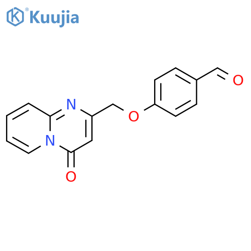 4-[(4-Oxopyrido[1,2-a]pyrimidin-2-yl)methoxy]benzaldehyde structure