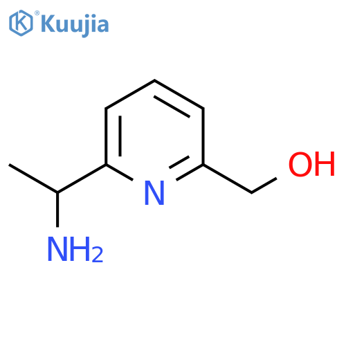 [6-(1-AMINOETHYL)PYRIDIN-2-YL]METHANOL structure