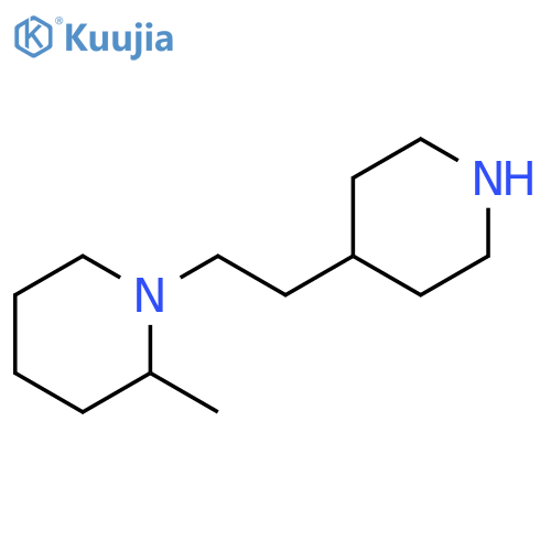 2-Methyl-1-2-(piperidin-4-yl)ethylpiperidine structure