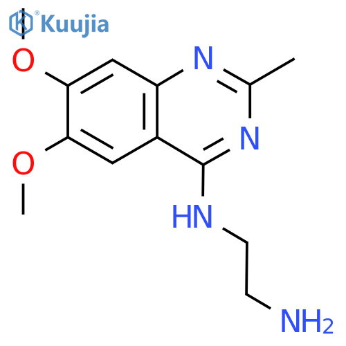 N1-(6,7-Dimethoxy-2-methylquinazolin-4-YL)ethane-1,2-diamine structure