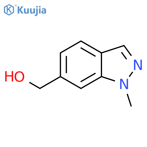 (1-Methyl-1H-indazol-6-YL)methanol structure