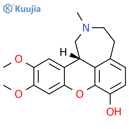 1H-[1]Benzopyrano[4,3,2-ef][3]benzazepin-7-ol,2,3,4,12b-tetrahydro-10,11-dimethoxy-2-methyl-, (12bS)- structure