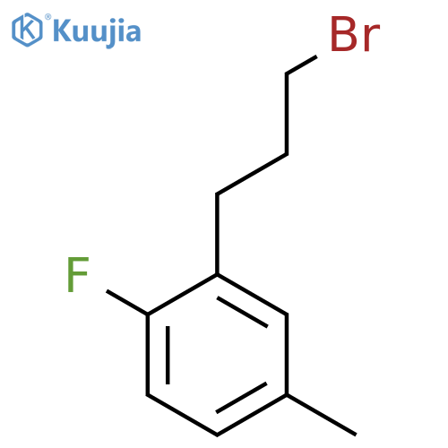 1-(3-Bromopropyl)-2-fluoro-5-methylbenzene structure