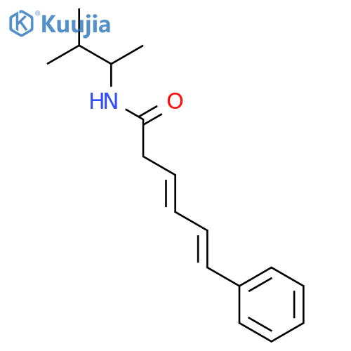 3,5-Hexadienamide,N-(1,2-dimethylpropyl)-6-phenyl-, (E,E)- (9CI) structure