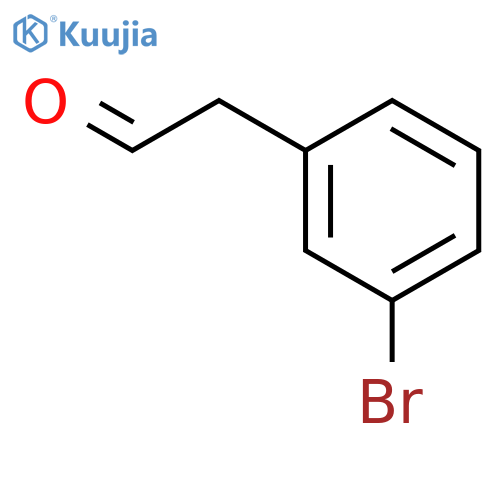 (3-Bromophenyl)acetaldehyde structure