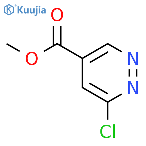 Methyl 6-chloropyridazine-4-carboxylate structure
