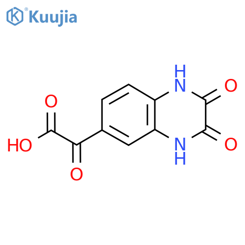 2-(2,3-Dioxo-1,2,3,4-tetrahydroquinoxalin-6-yl)-2-oxoacetic acid structure