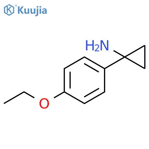 1-(4-ethoxyphenyl)cyclopropan-1-amine structure