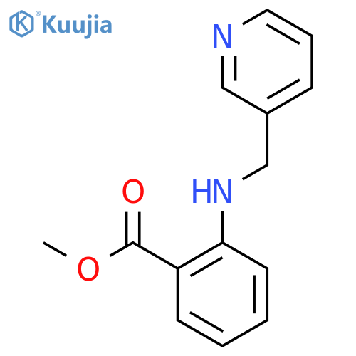 methyl 2-{(pyridin-3-yl)methylamino}benzoate structure