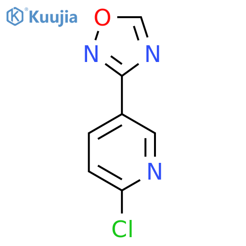 2-Chloro-5-(1,2,4-oxadiazol-3-yl)pyridine structure
