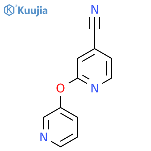 2-(Pyridin-3-yloxy)pyridine-4-carbonitrile structure