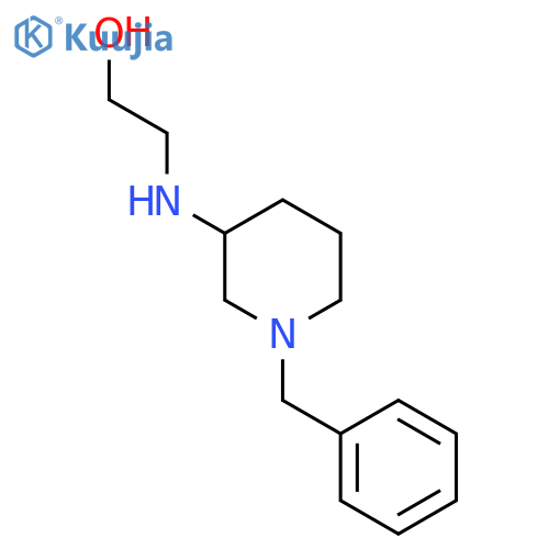 2-(1-Benzyl-piperidin-3-ylamino)-ethanol structure
