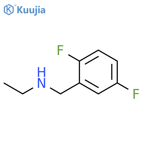 (2,5-difluorophenyl)methyl(ethyl)amine structure