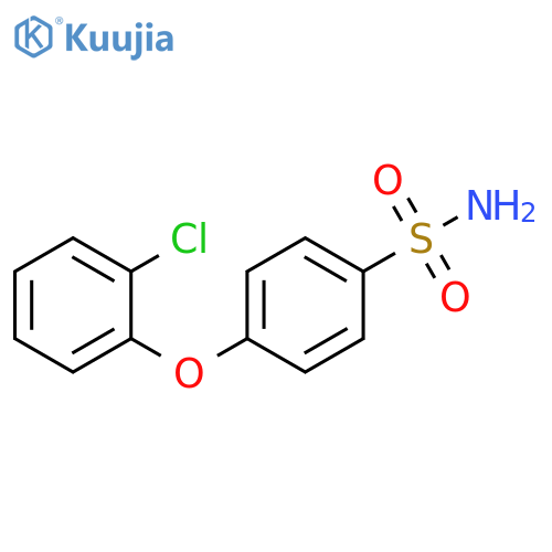 Benzenesulfonamide, 4-(2-chlorophenoxy)- structure