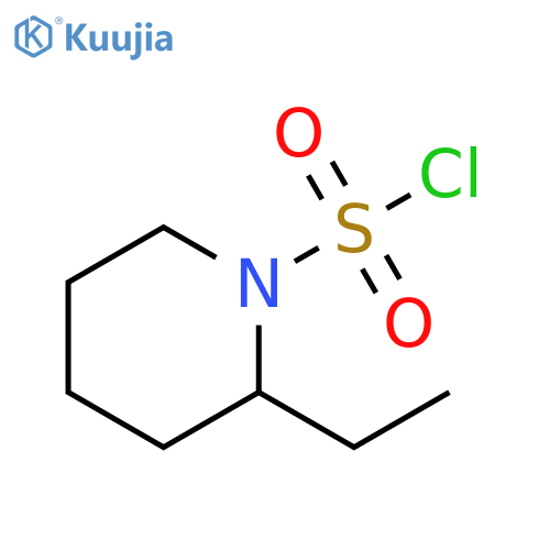 2-ethylpiperidine-1-sulfonyl chloride structure