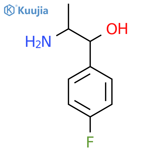 2-amino-1-(4-fluorophenyl)propan-1-ol structure