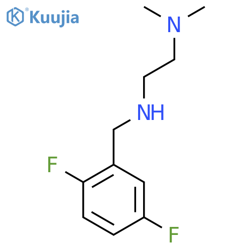 (2,5-difluorophenyl)methyl2-(dimethylamino)ethylamine structure