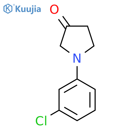 1-(3-Chloro-phenyl)-pyrrolidin-3-one structure
