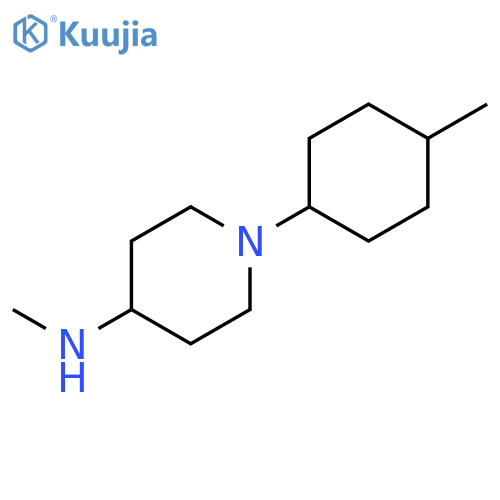 N-methyl-1-(4-methylcyclohexyl)piperidin-4-amine structure