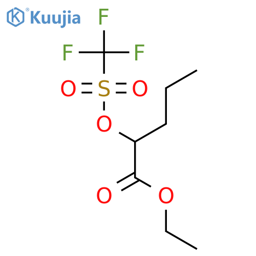Ethyl 2-(((Trifluoromethyl)sulfonyl)oxy)pentanoate structure