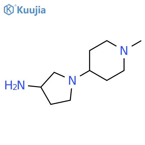 1-(1-methylpiperidin-4-yl)pyrrolidin-3-amine structure