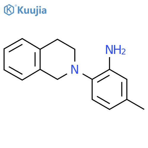 2-3,4-Dihydro-2(1H)-isoquinolinyl-5-methylaniline structure
