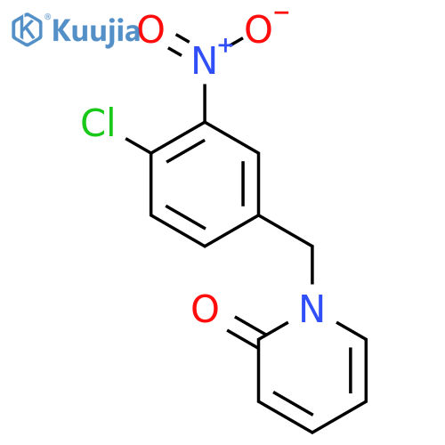 1-(4-Chloro-3-nitrophenyl)methyl-1,2-dihydropyridin-2-one structure