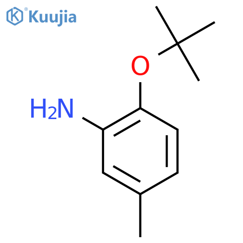 2-(tert-Butoxy)-5-methylaniline structure