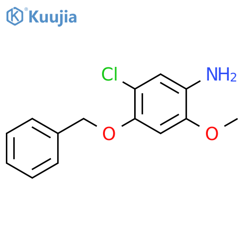 4-(benzyloxy)-5-chloro-2-methoxyaniline structure