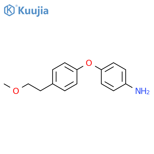 4-4-(2-Methoxyethyl)phenoxyaniline structure