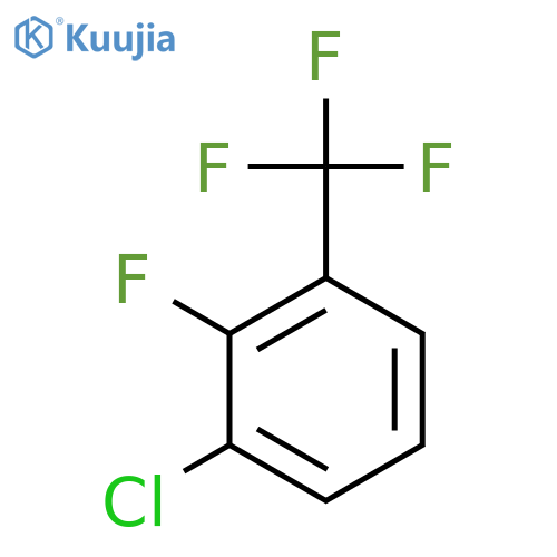1-chloro-2-fluoro-3-(trifluoromethyl)benzene structure