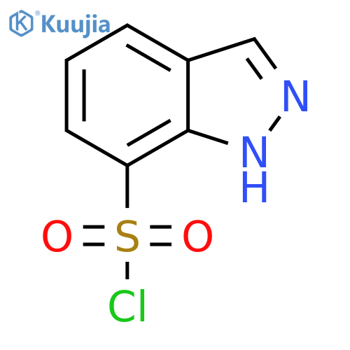 2H-indazole-7-sulfonyl chloride structure
