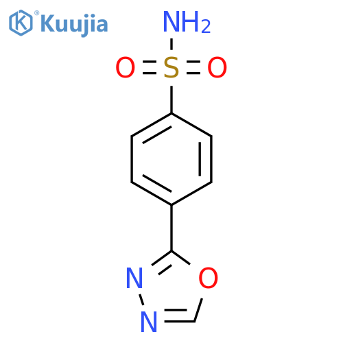 4-(1,3,4-Oxadiazol-2-yl)benzene-1-sulfonamide structure