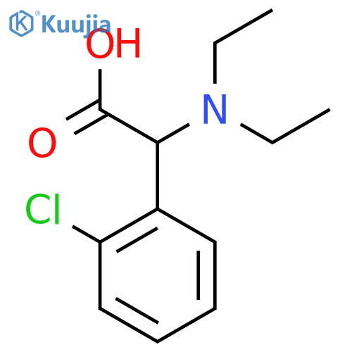 (2-Chlorophenyl)(diethylamino)acetic acid structure