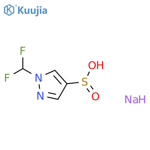sodium 1-(difluoromethyl)-1H-pyrazole-4-sulfinate structure