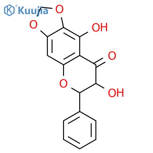 8H-1,3-Dioxolo[4,5-g][1]benzopyran-8-one,6,7-dihydro-7,9-dihydroxy-6-phenyl- structure