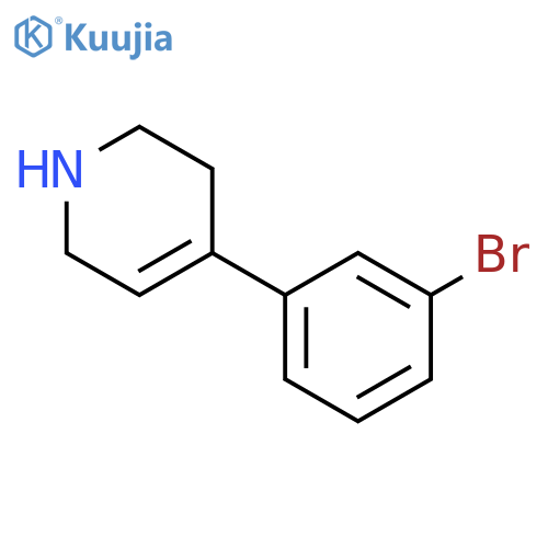 4-(3-bromophenyl)-1,2,3,6-tetrahydropyridine structure