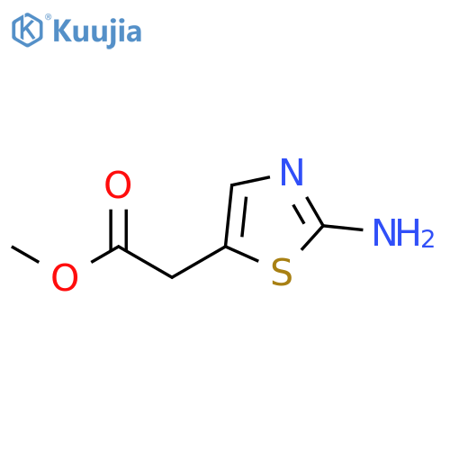 (2-amino-thiazol-5-yl)-acetic acid methyl ester structure