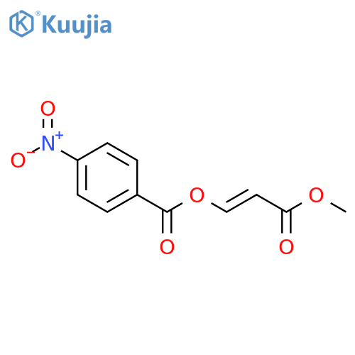 3-Methoxy-3-oxo-1-propenyl 4-Nitrobenzenecarboxylate structure