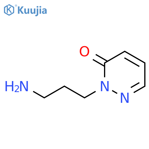 2-(3-aminopropyl)-2,3-dihydropyridazin-3-one structure
