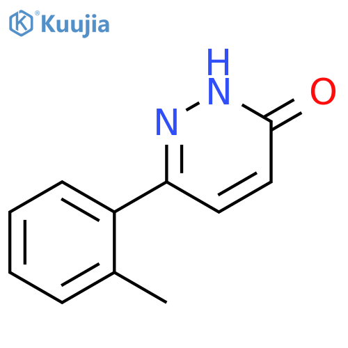 6-(2-methylphenyl)pyridazin-3-ol structure