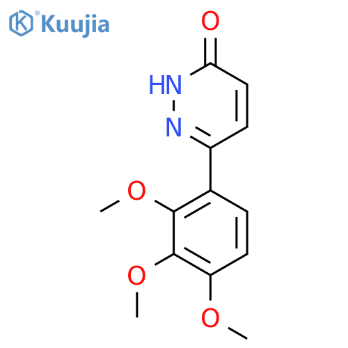 6-(2,3,4-Trimethoxyphenyl)pyridazin-3-ol structure