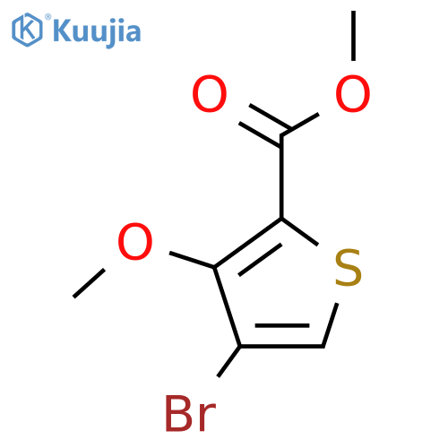 Methyl 4-bromo-3-methoxythiophene-2-carboxylate structure
