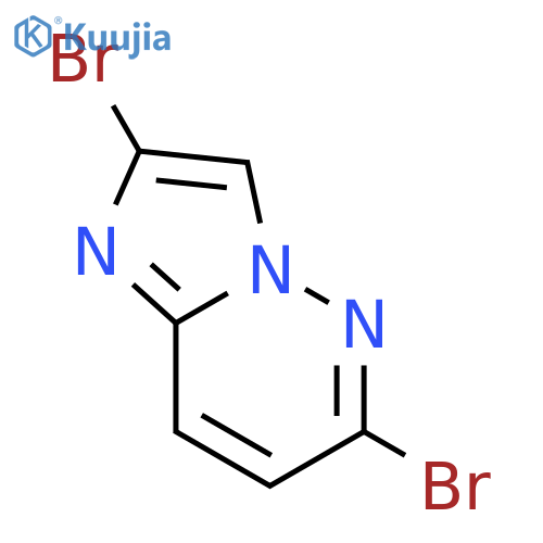 2,6-Dibromoimidazo[1,2-b]pyridazine structure