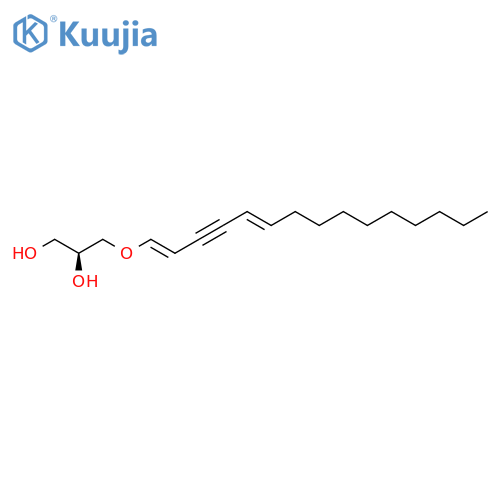 (2S,5Z,9Z)-4-Oxa-5,9-nonadecadien-7-yne-1,2-diol structure