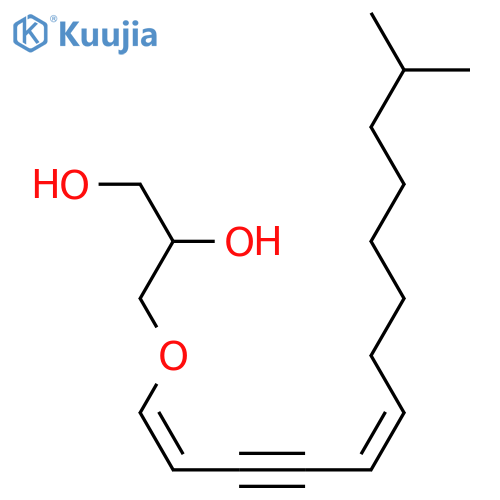 1,2-Propanediol,3-[[(1Z,5Z)-12-methyl-1,5-tridecadien-3-ynyl]oxy]- (9CI) structure